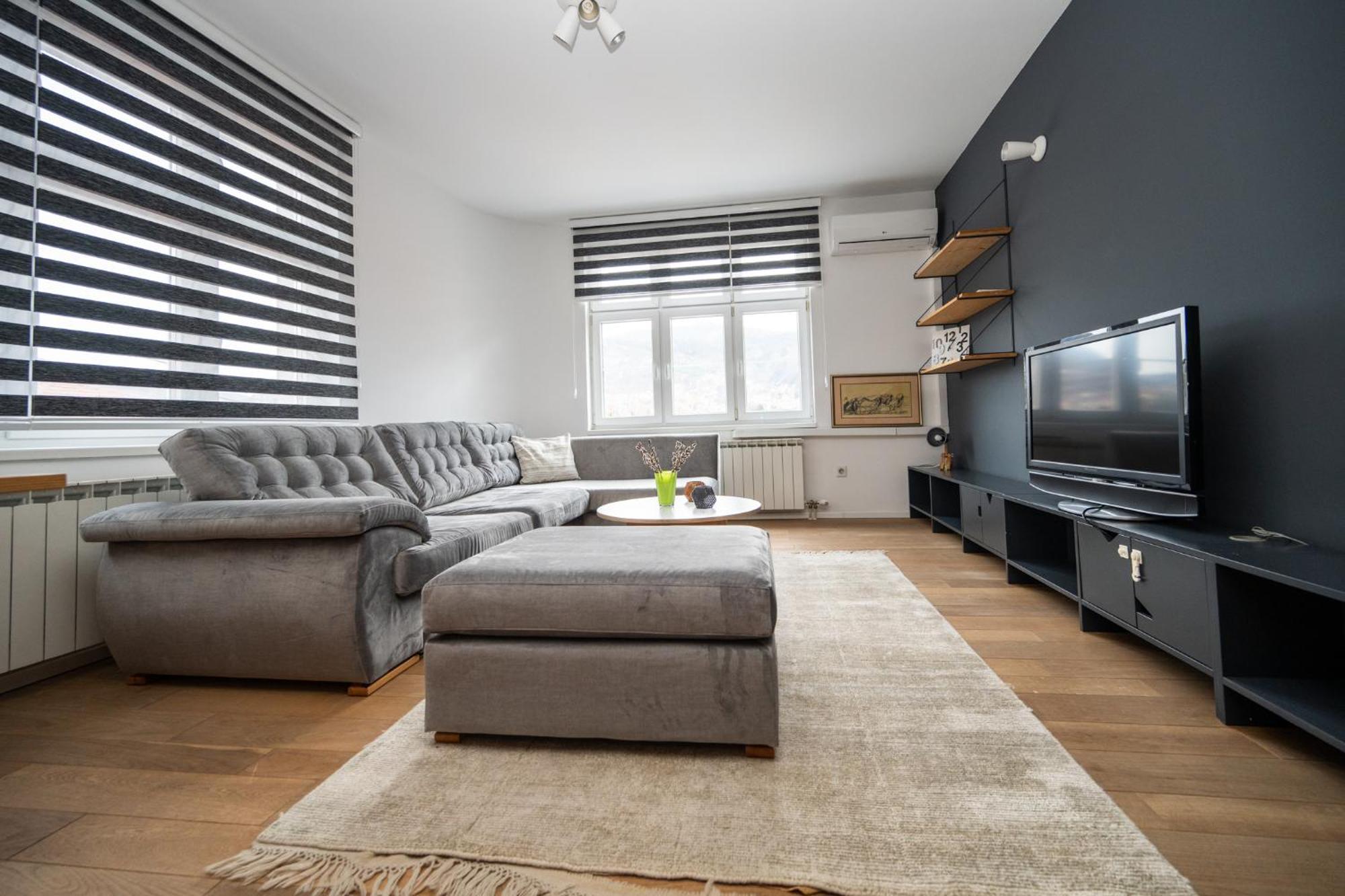 Design 1Bdr Apartment With City View Сараєво Екстер'єр фото