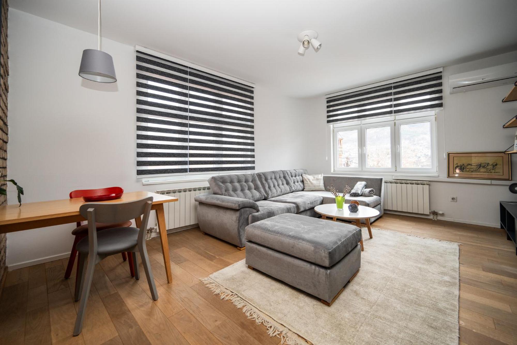 Design 1Bdr Apartment With City View Сараєво Екстер'єр фото